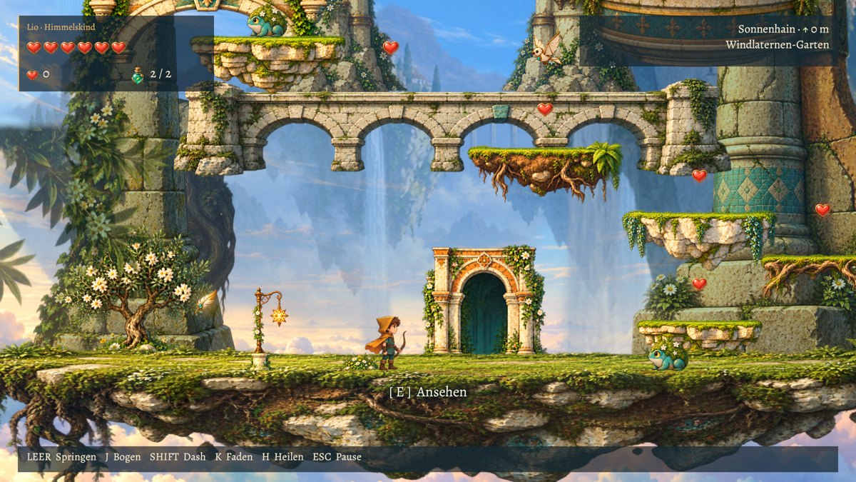 Spielaufnahme aus Angel Land Story
