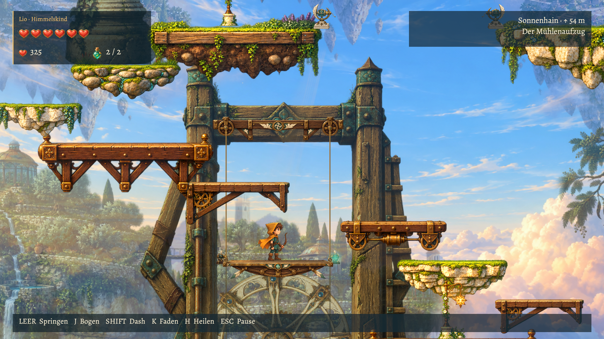 Spielbild: Sechs Meter im Wind