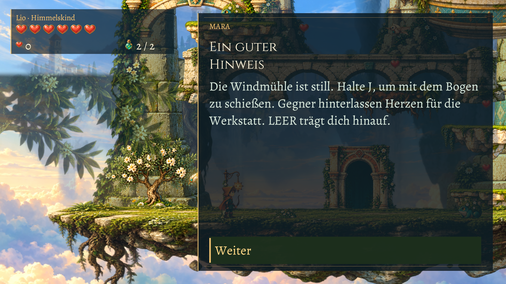 Spielbild: Groß und vollständig lesbar