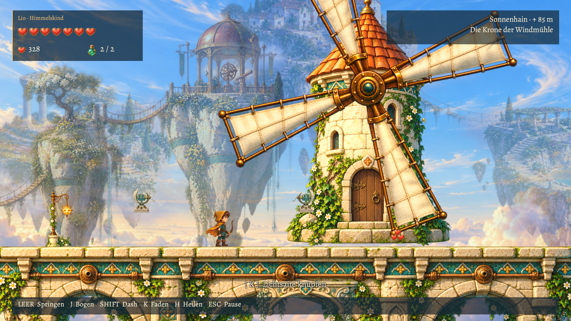 Spielbild: Die Windmühle erwacht